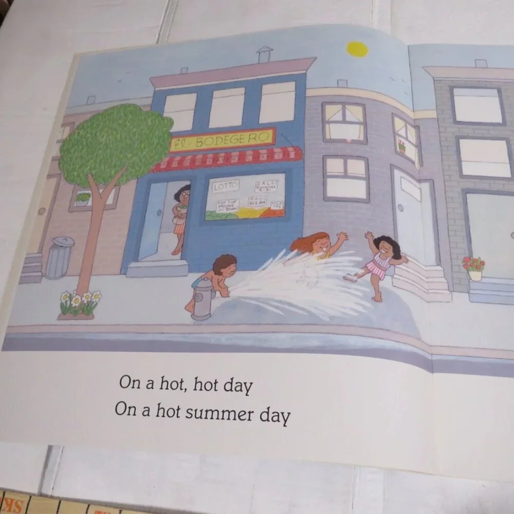 On a Hot, Hot Day BIG BOOK (almost 2 feet tall) by Nicki Weiss Classroom